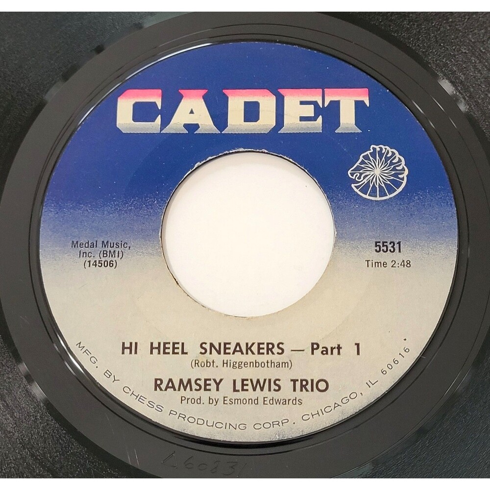 Ramsey Lewis Trio Hi Heel Sneakers Pt. 1 / Pt. 2 45 RPM Vinyl Cadet VG+ Jazz '66